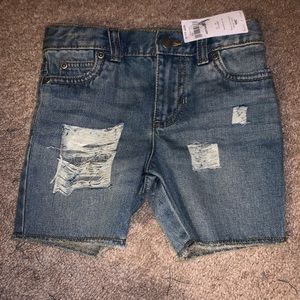 Brand new! Custom distressed 24 month Jean shorts